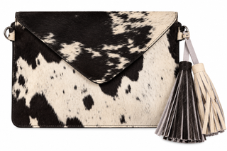 Zarza Cowhide Clutch