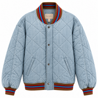 Quilted Bomber Jacket